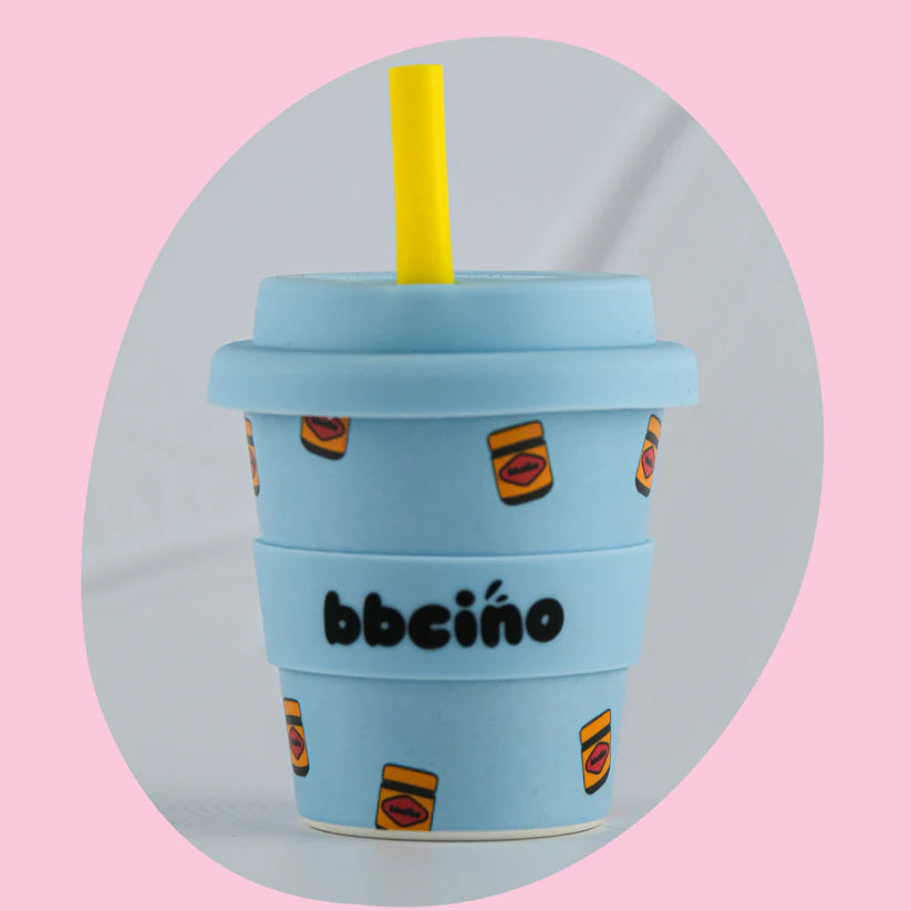 Luumi Silicone Lid and Straw Blue