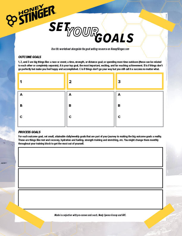 Goal setting worksheet: Set your goals
