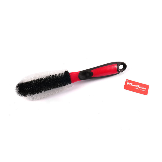 Nylon Red MaxShine Wheel and Tire Scrub Brush, For Cleaning at Rs