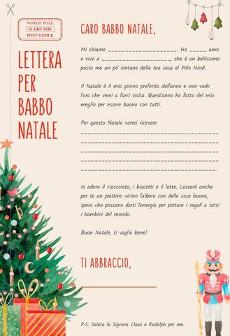 lettera per babbo natale