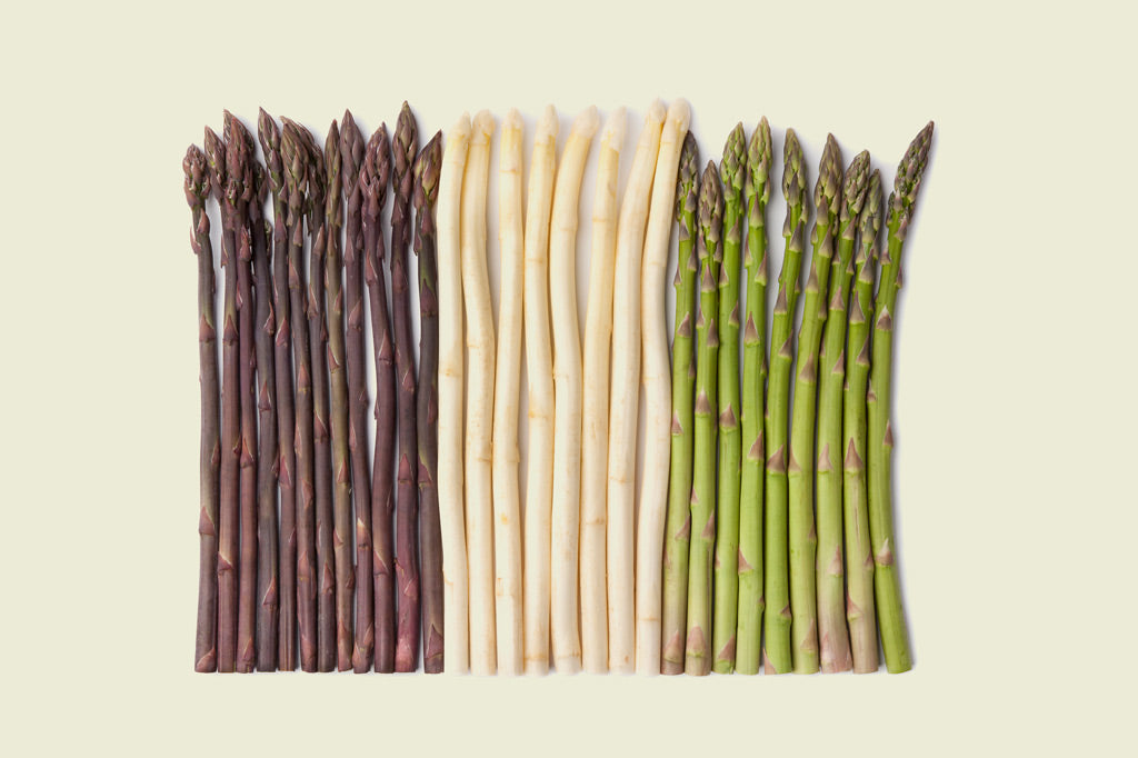 Asparagus actually has two varieties.