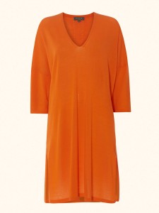 neon orange superfine kaftan