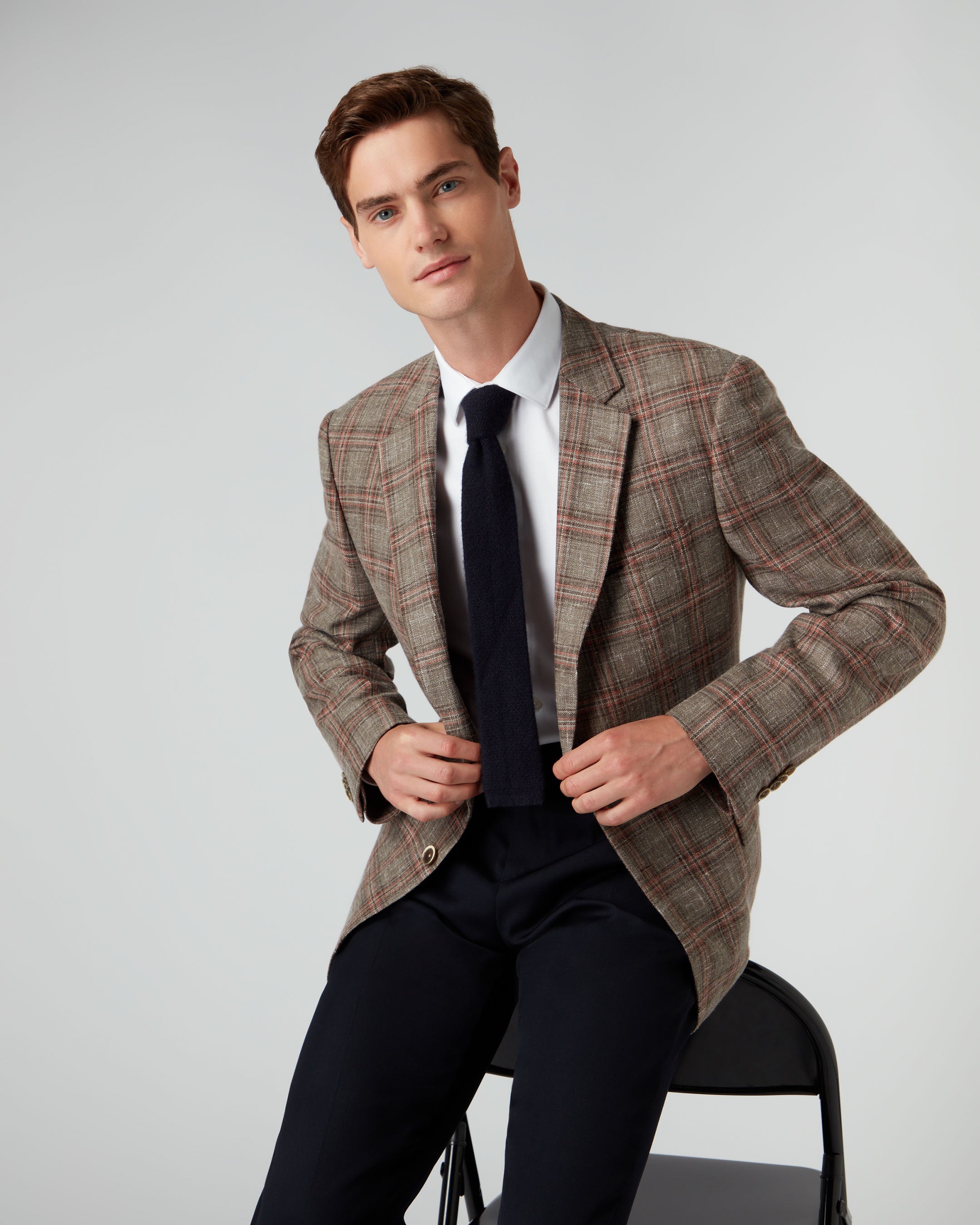 007 Woven Check Jacket Multi