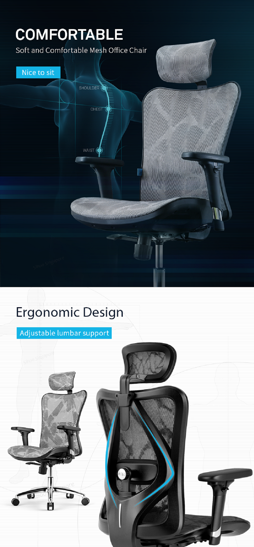 Sihoo M57 Ergonomic Office Chair Review: Comfort, Support, and