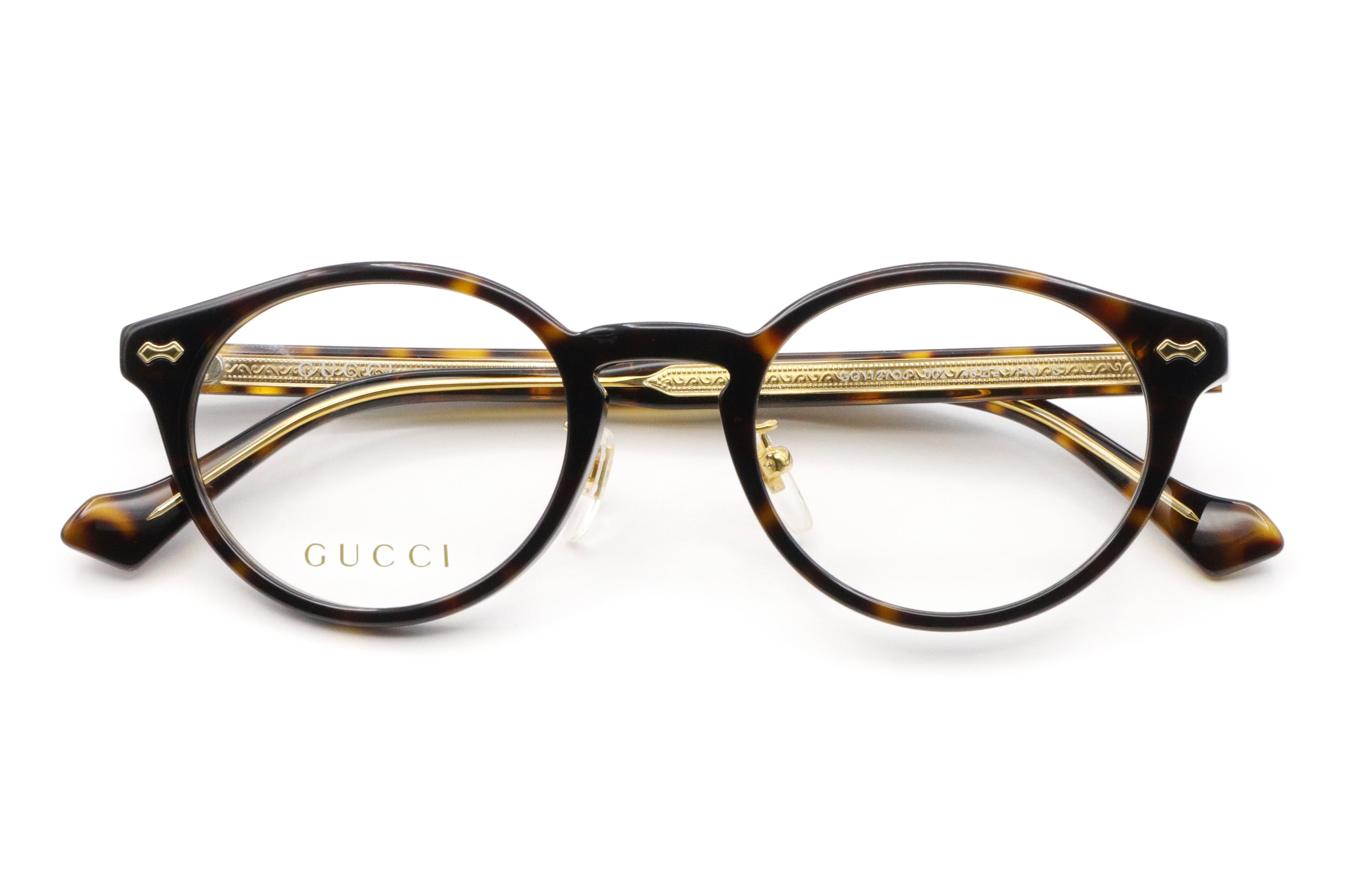 【鯖江製】GUCCI(グッチ) GG 1127OJ-002ブラウン(49)