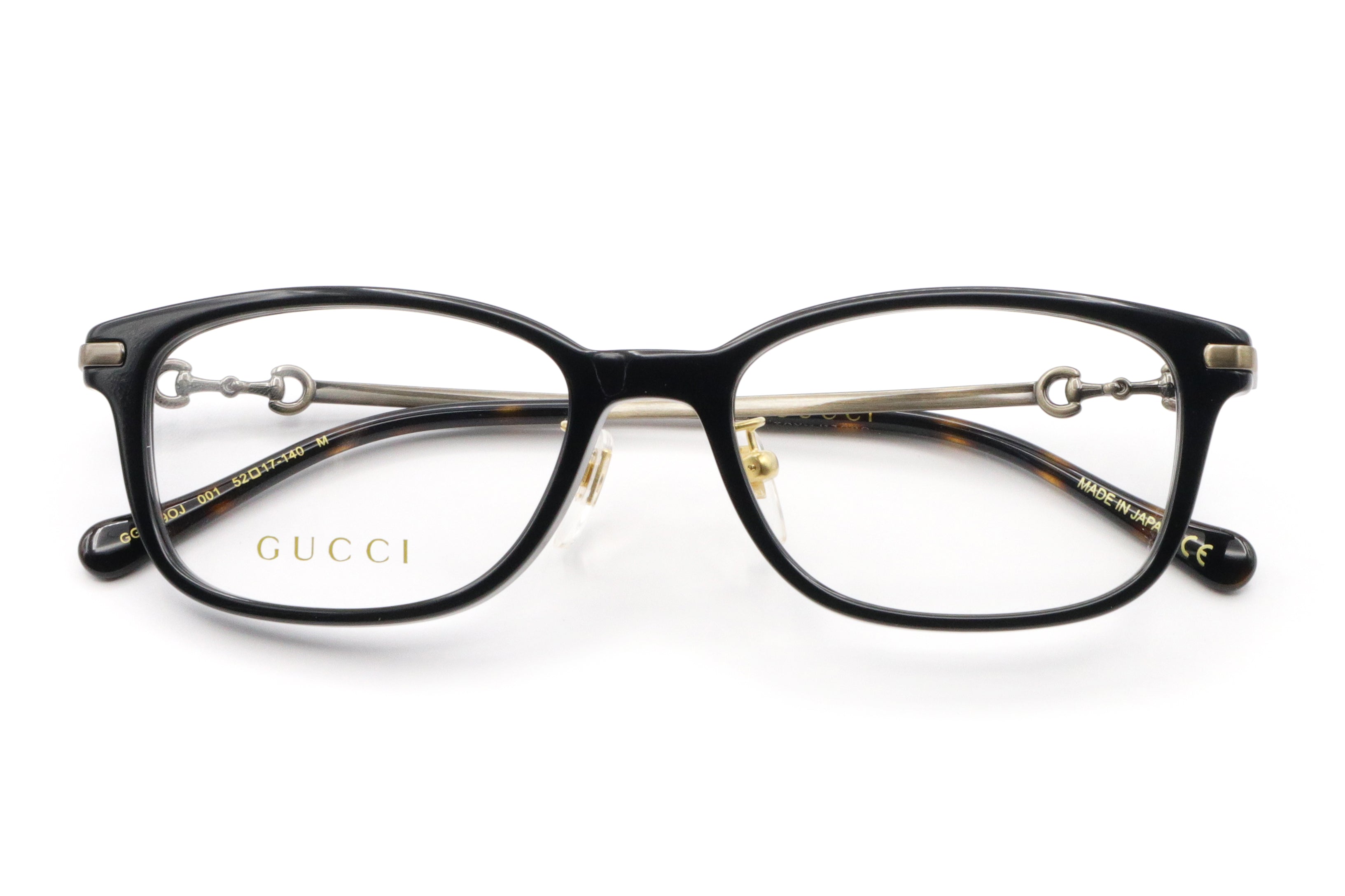 【鯖江製】GUCCI(グッチ) GG 1129OJ-001ブラック(52)