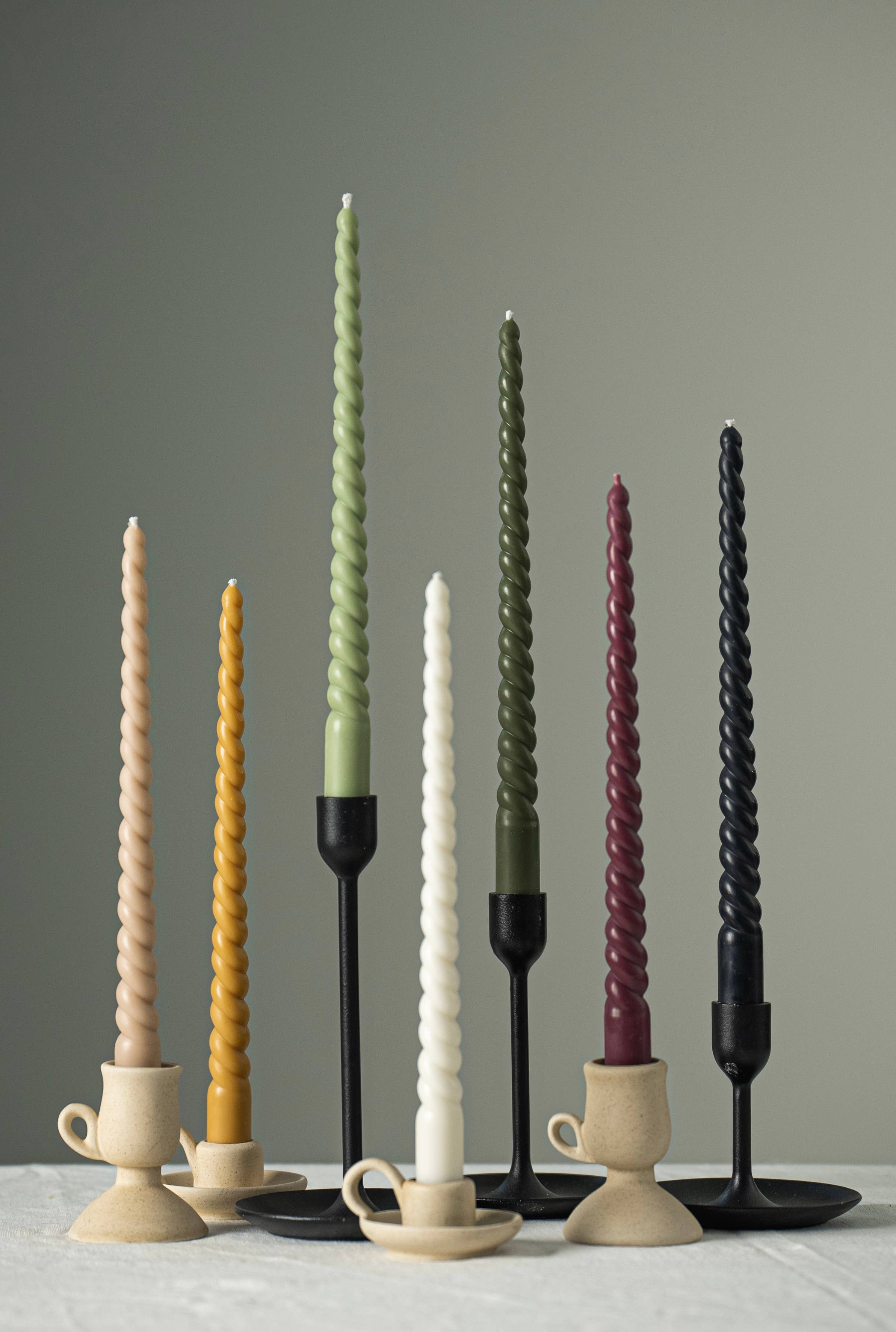 Twisted Taper Candle Set | 11.5 inch