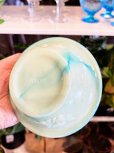 Load image into Gallery viewer, Vintage Avon Marbled Turquoise Pitcher in Bowl
