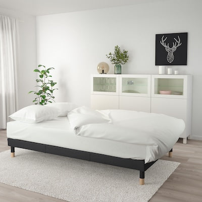 IKEA FLOTTEBO Sofa-Bed, Vissle Dark Grey 120 cm – Little Loved Corner