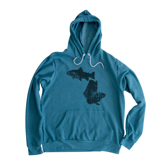 Fish On Hooded Sweatshirt – ONIT INK Co.