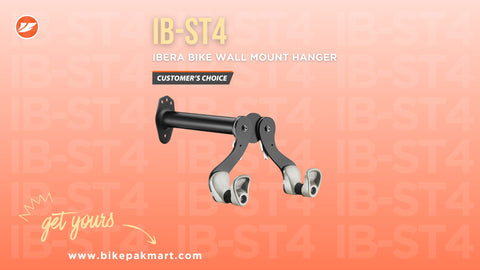 Ibera Bike Wall Mount Hanger IB-ST4