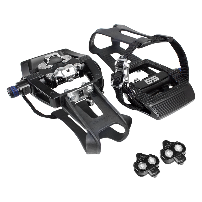 kassa Norm Shipley BV Bike Pedals 9/16" with Toe Clips (Shimano SPD Cleats included) -  Bikepakmart
