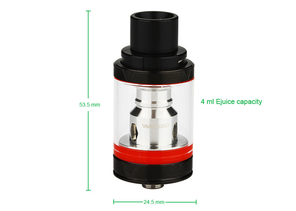 Vaporesso VECO Plus Tank - 4ml, Black