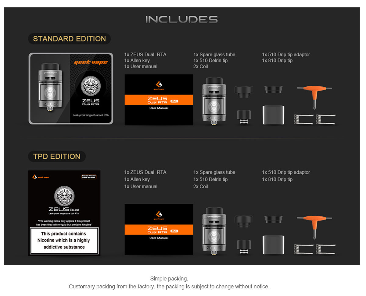 GeekVape Zeus Dual RTA 4ml