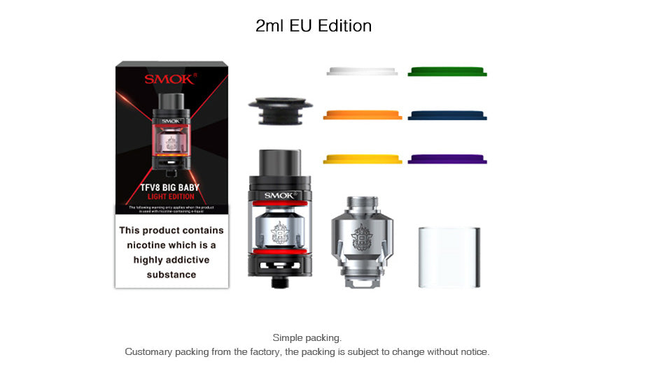 SMOK TFV8 Big Baby Light Edition Tank 5ml/2ml 