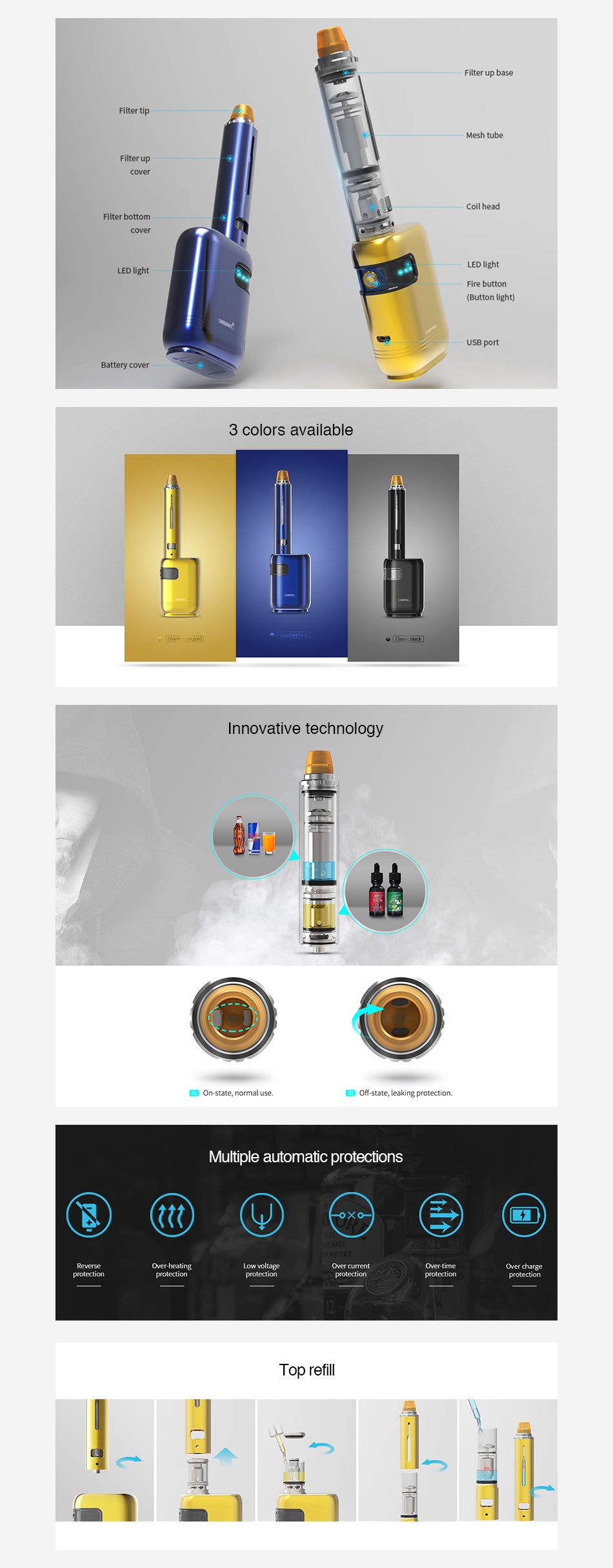 Smoant Campbel 80W VW Kit