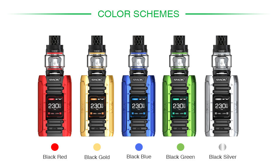 SMOK E-Priv 230W TC Kit with TFV12 Prince Tank