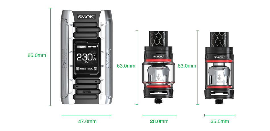 SMOK E-Priv 230W TC Kit with TFV12 Prince Tank