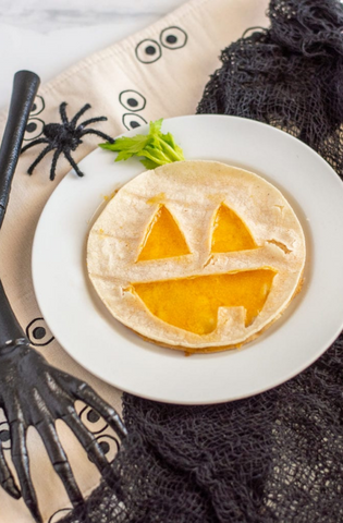 Jack O Lantern Quesadilla