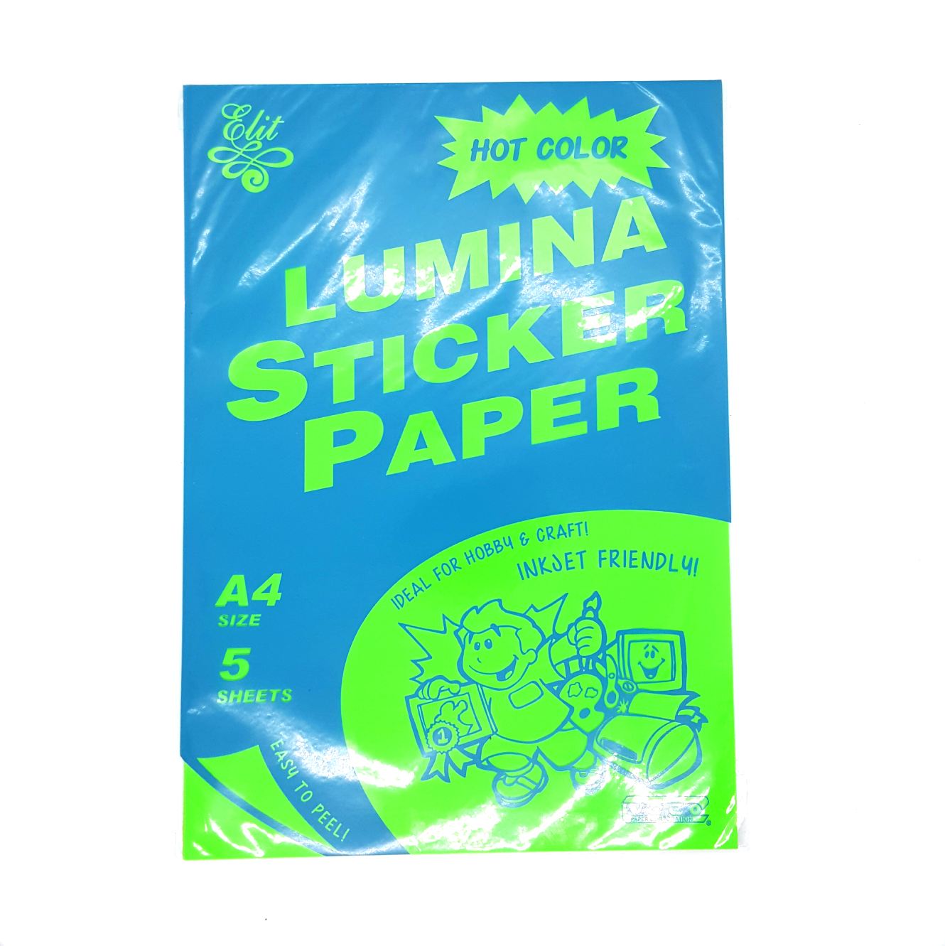 Veco Matte/Lumina Sticker Paper A4 Size 5's Neon – [OFFICEMONO]