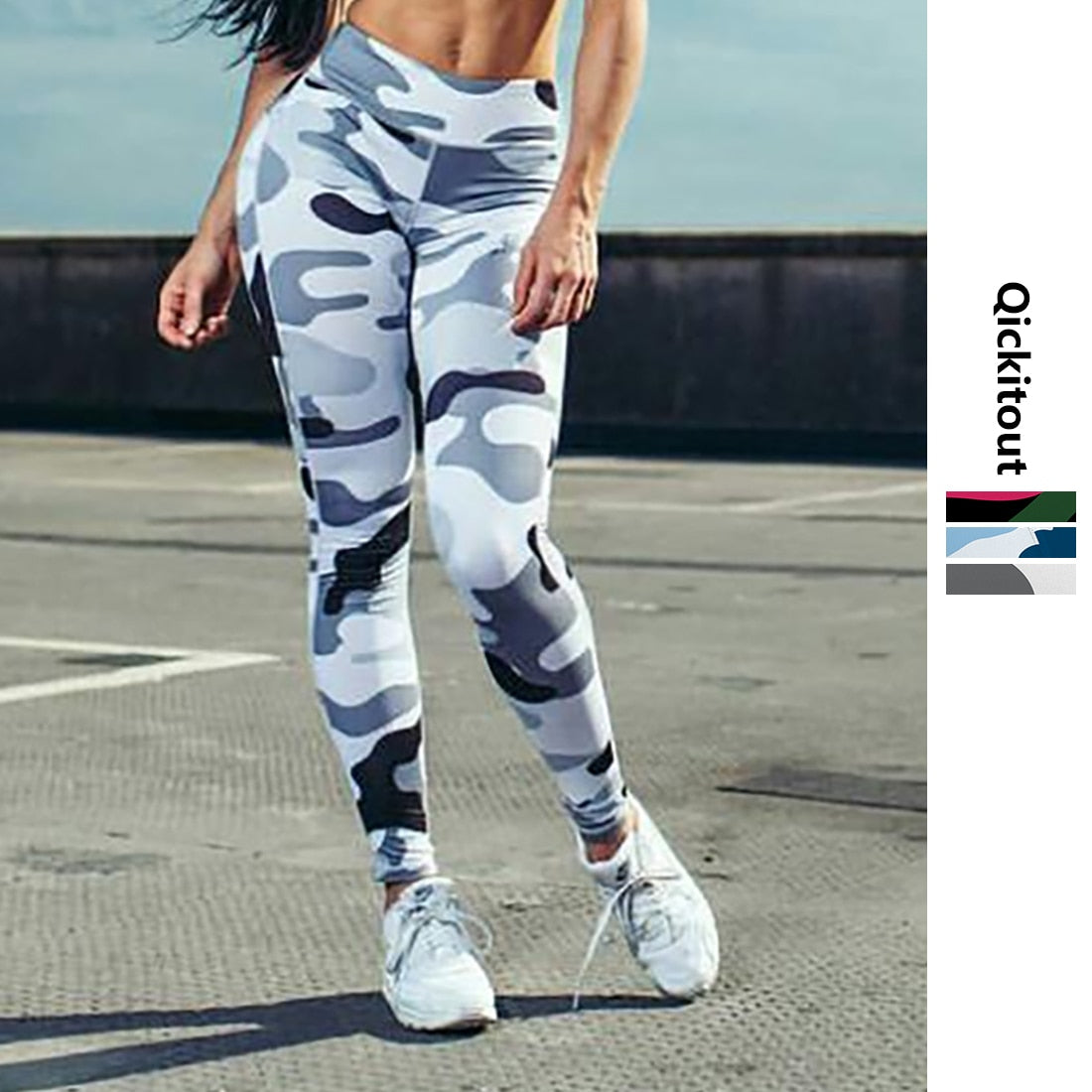 BIG SAM Big Sam Camouflage Gym Leggings 1226 741925