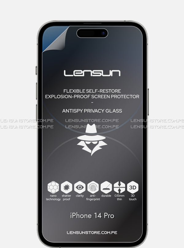 Lensun Matte Shield Protector de Pantalla Completa iPhone 14 Pro – Lensun  Oficial