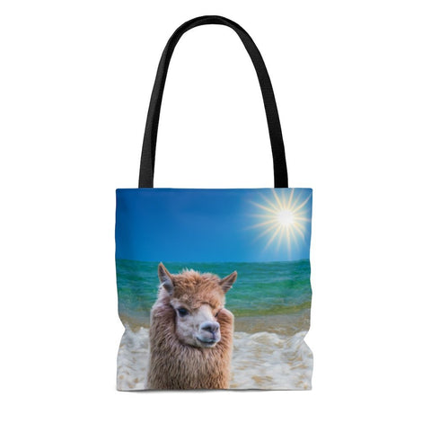 llama beach bag