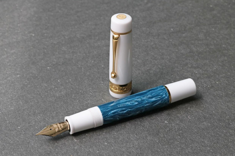 [Japan Only] Official [Japan Exclusive Agent] Leonardo Officina Italiana Felice Positano Blue Fountain Pen