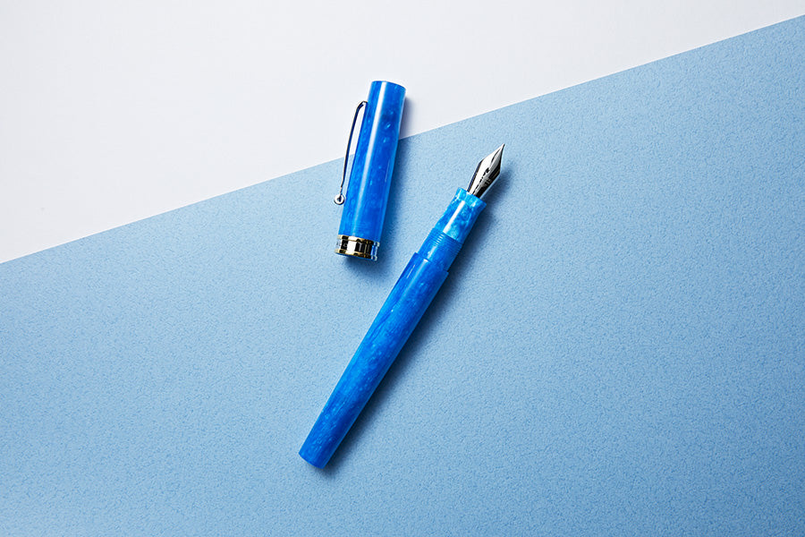 [Japan Only] Leonardo Officina Italiana Nostalgia Grotta Blue Fountain Pen