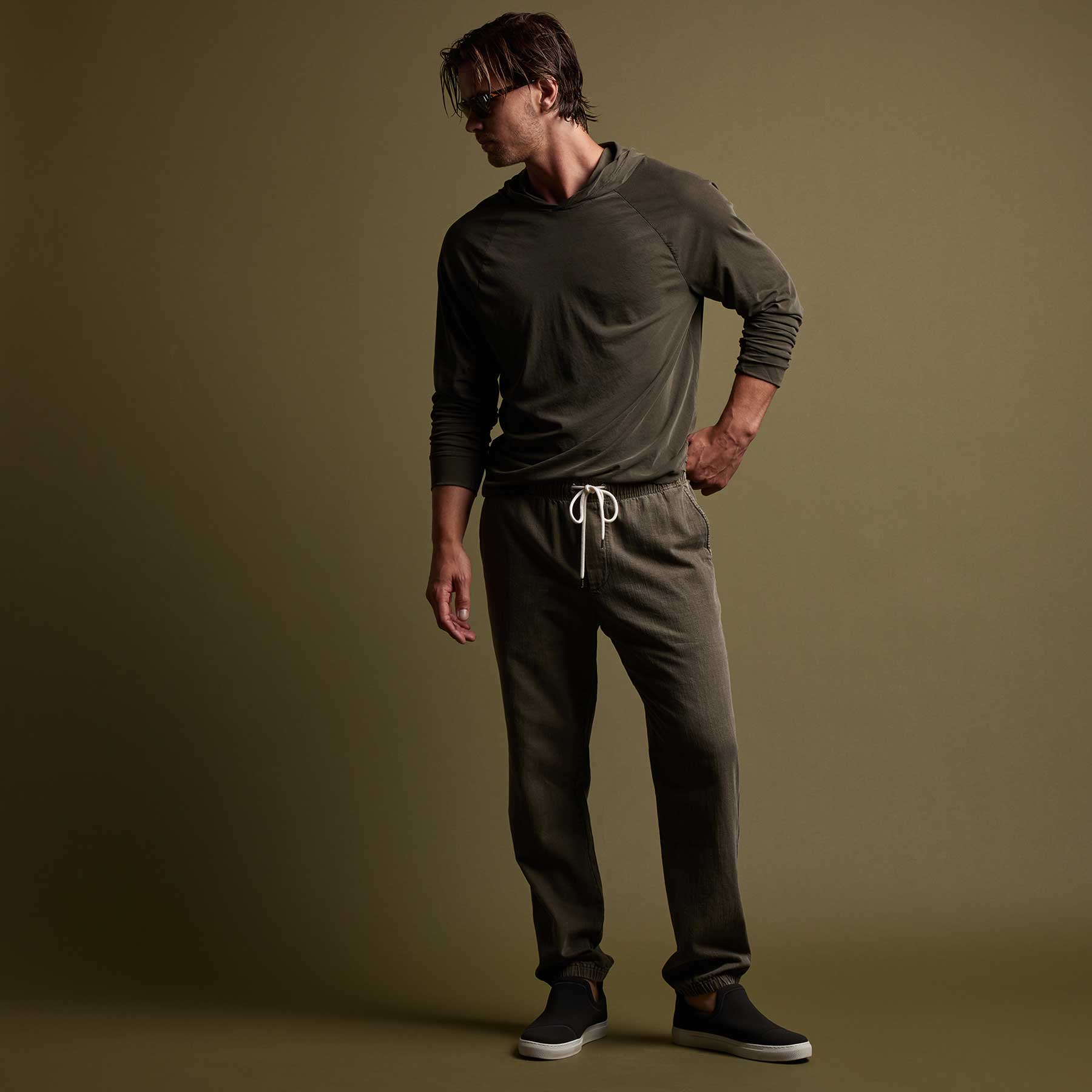 Slub Cotton Easy Pant - Ammo Pigment