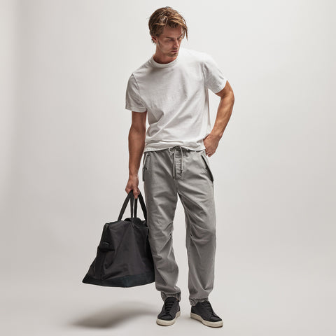 Cotton Terry Flight Pant - Black