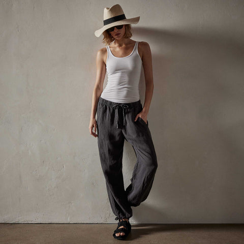 Relaxed Fit Corduroy Pant - Black
