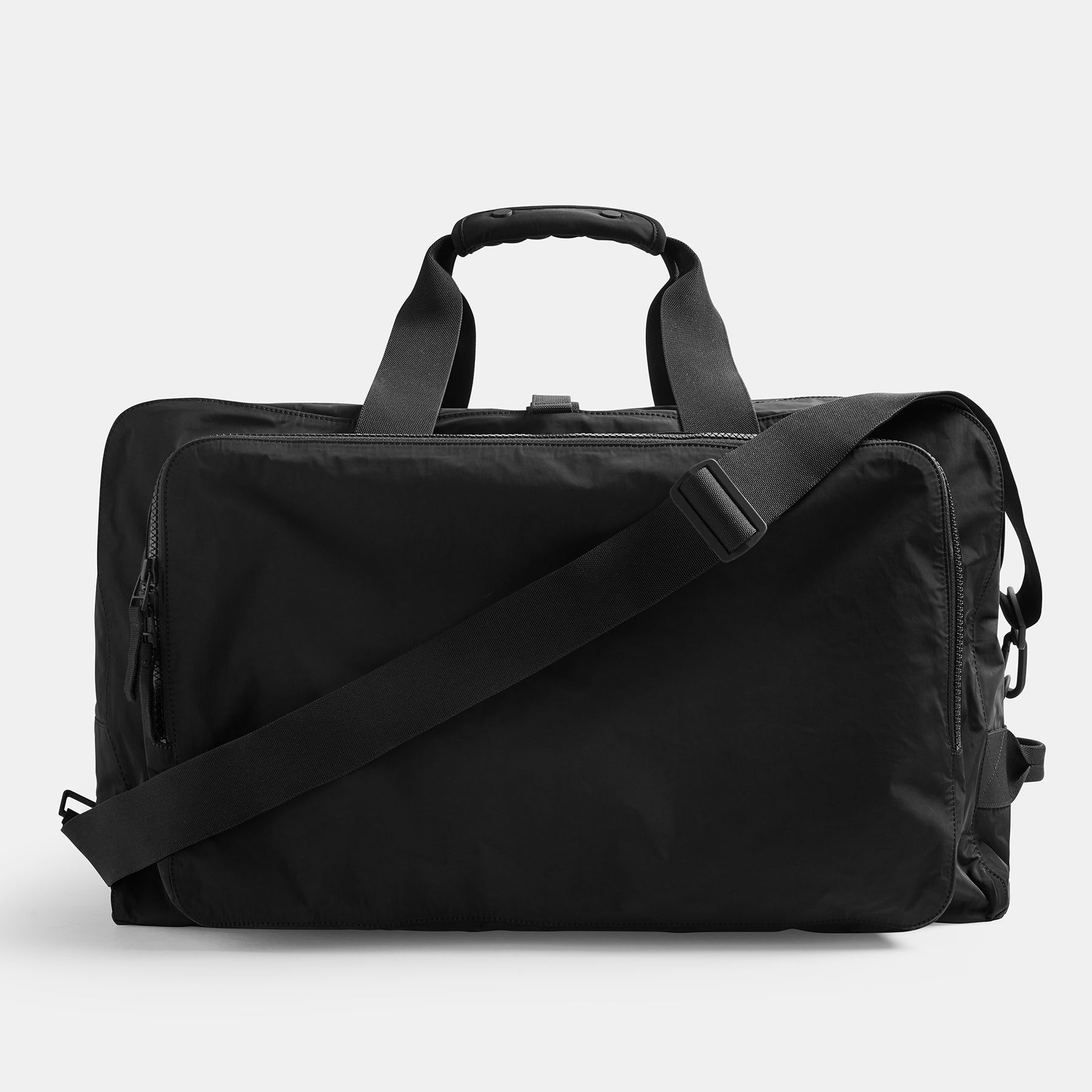 Long Trip Nylon Duffel Bag In Black | James Perse Los Angeles