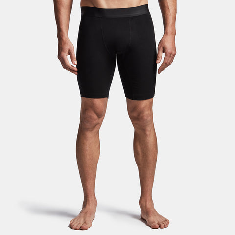 Luxe Lotus Relaxed Fit Boxer Short - Black