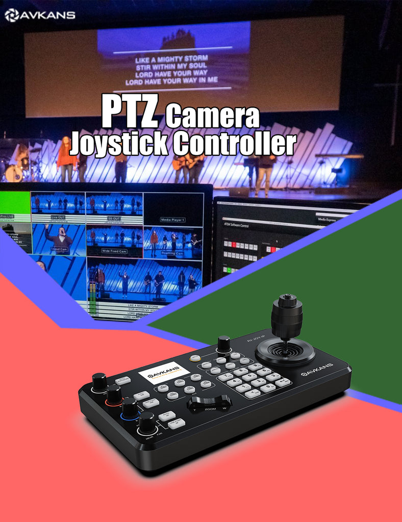 AVKANS USED Super PTZ Camera Joystick Controller, NDI Camera Controlle