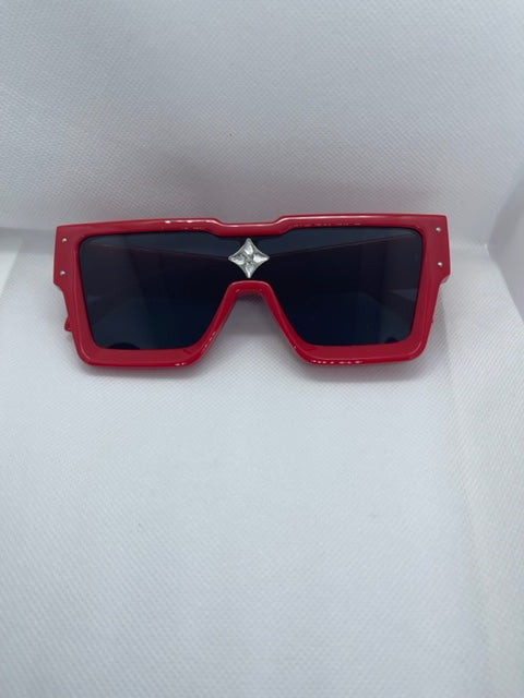 Louis Vuitton Cyclone Shield Sunglasses - Red Sunglasses