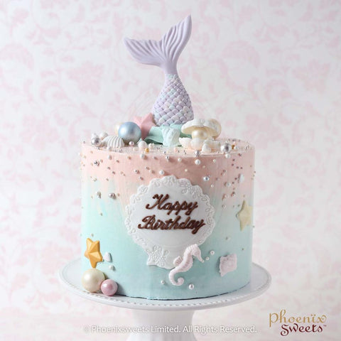 Phoenix Sweets Mermaid Cake 人魚蛋糕 生日 百日宴 Baby Shower 慶祝 香港 Hong Kong