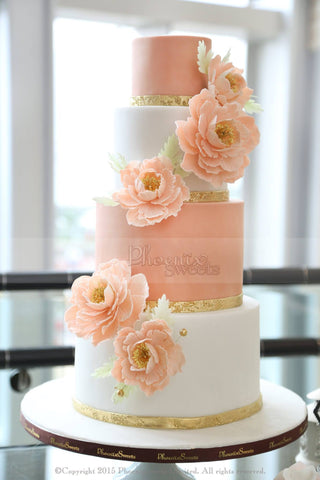 Phoenix Sweets - Wedding Cake Four Seasons Sugar Peony Flower