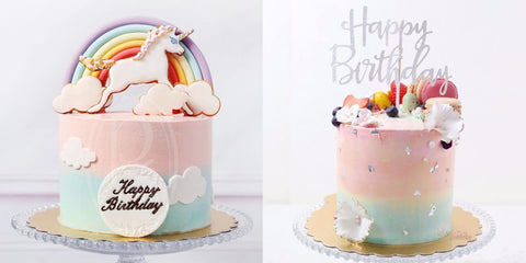 Phoenix Sweets Cotton Candy Rainbow Unicorn Birthday Cake