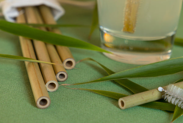Bamboo drinking straws