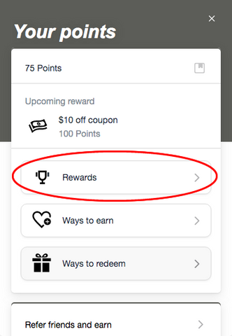 redeem points