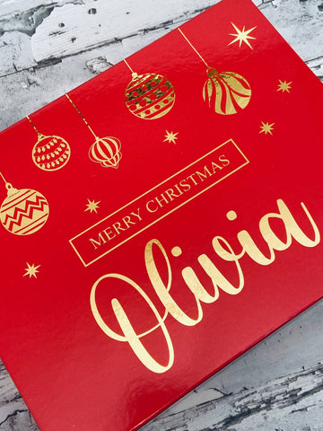 Personalised Merry Christmas Boxes