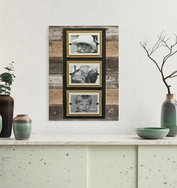 Whimsical Modern Farmhouse Decor Collage Wall Frame - with Love Note or  leave blank
