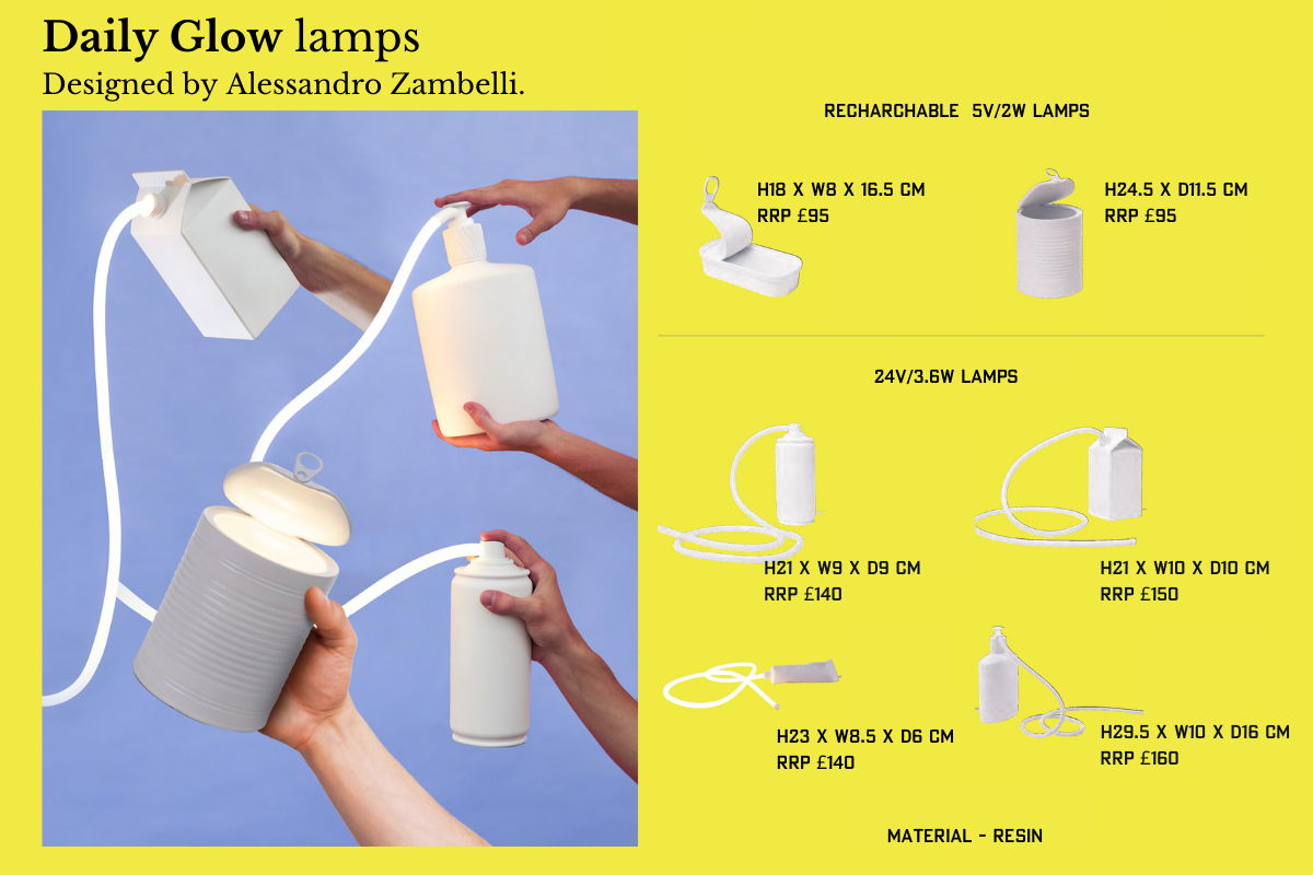 Seletti UK New daily Glow Lamps by Alessandro Zambelli