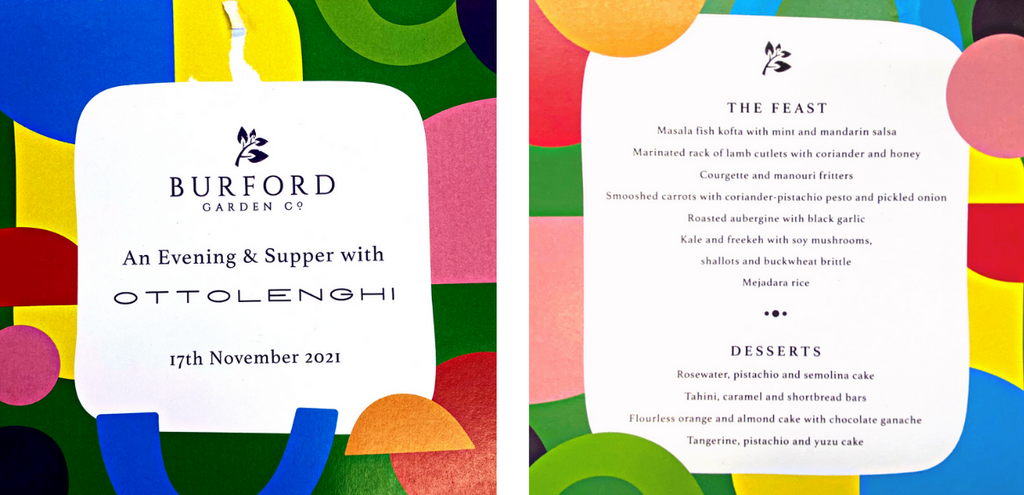 Burford x Ottolenghi Supper November 2021 Serax Makers and Merchants