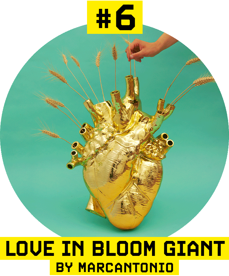 Love in bloom giant Seletti present ideas