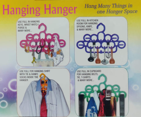 Decoradda Multi Hanger - Multipurpose Space Saving Hanger For Clothes, Tie,  Belt, Scarves, Bag, Household Items, Set Of 2 at Rs 249.00, Cloth Hanger