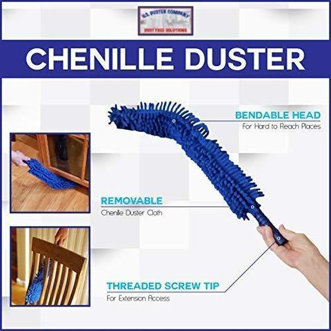 KD Foldable Microfiber Fan Cleaning Duster Quick and Easy Cleaning