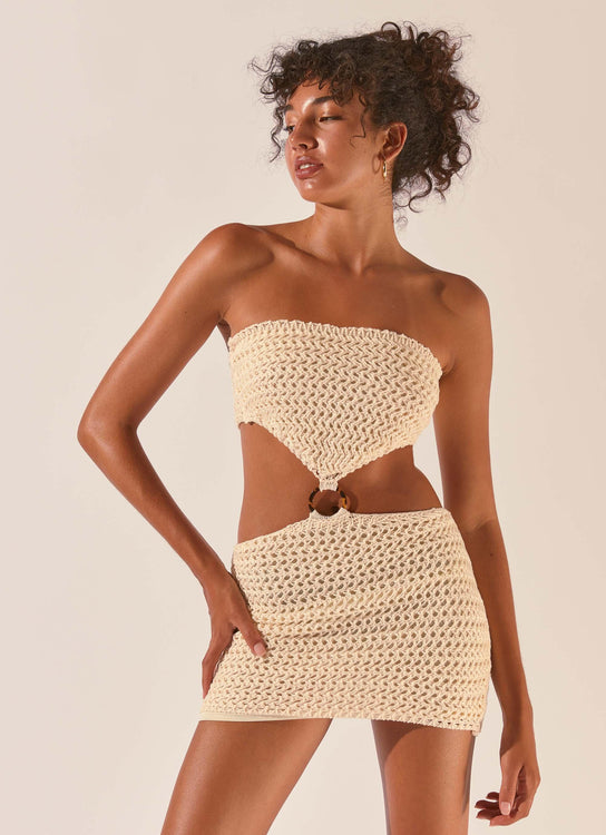 Summer Crush Crochet Halter Top - Lime Green – Peppermayo NZ