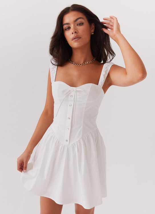 In The Clouds Bustier Top - Ivory Petal – Peppermayo